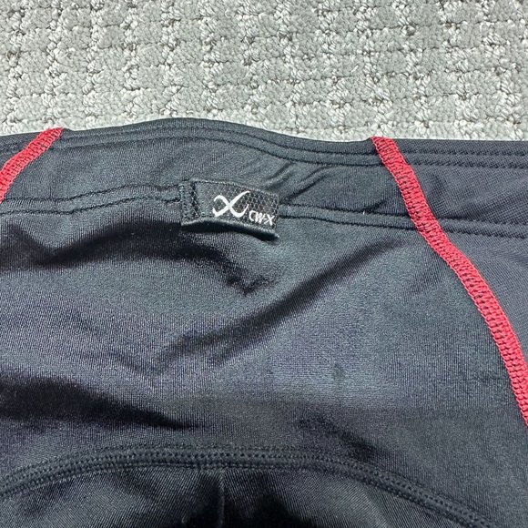 CW-X Shorts Womens Pull On Padded Muscle Support Compression Drawstring Black S - Picture 5 of 14